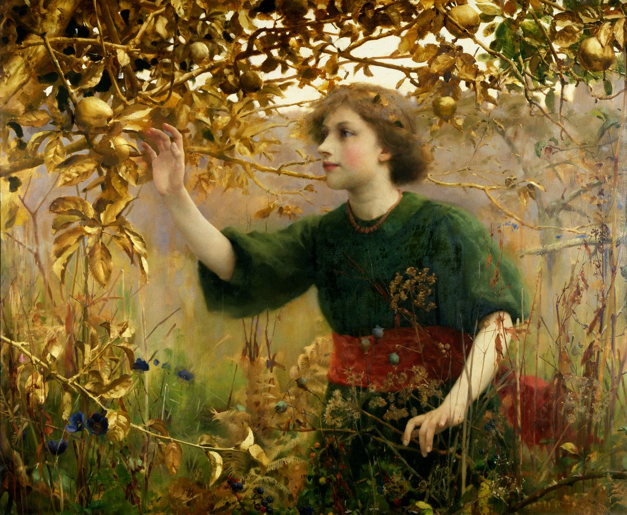 Een gouden droom, 1893 door Thomas Cooper Gotch