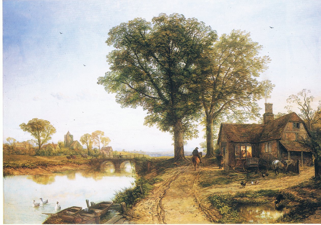 De dorpssmidse door Thomas Creswick