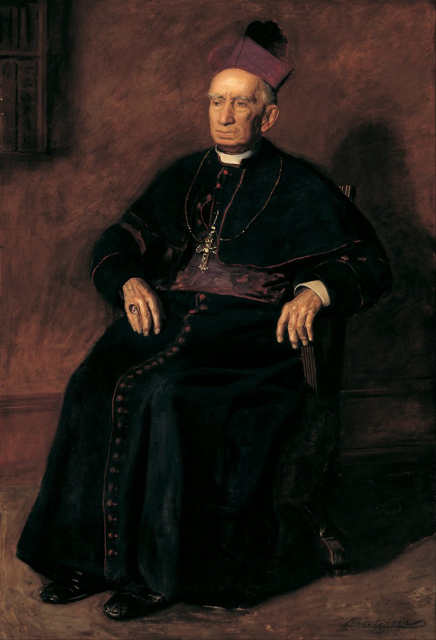 Aartsbisschop William Henry Elder door Thomas Eakins
