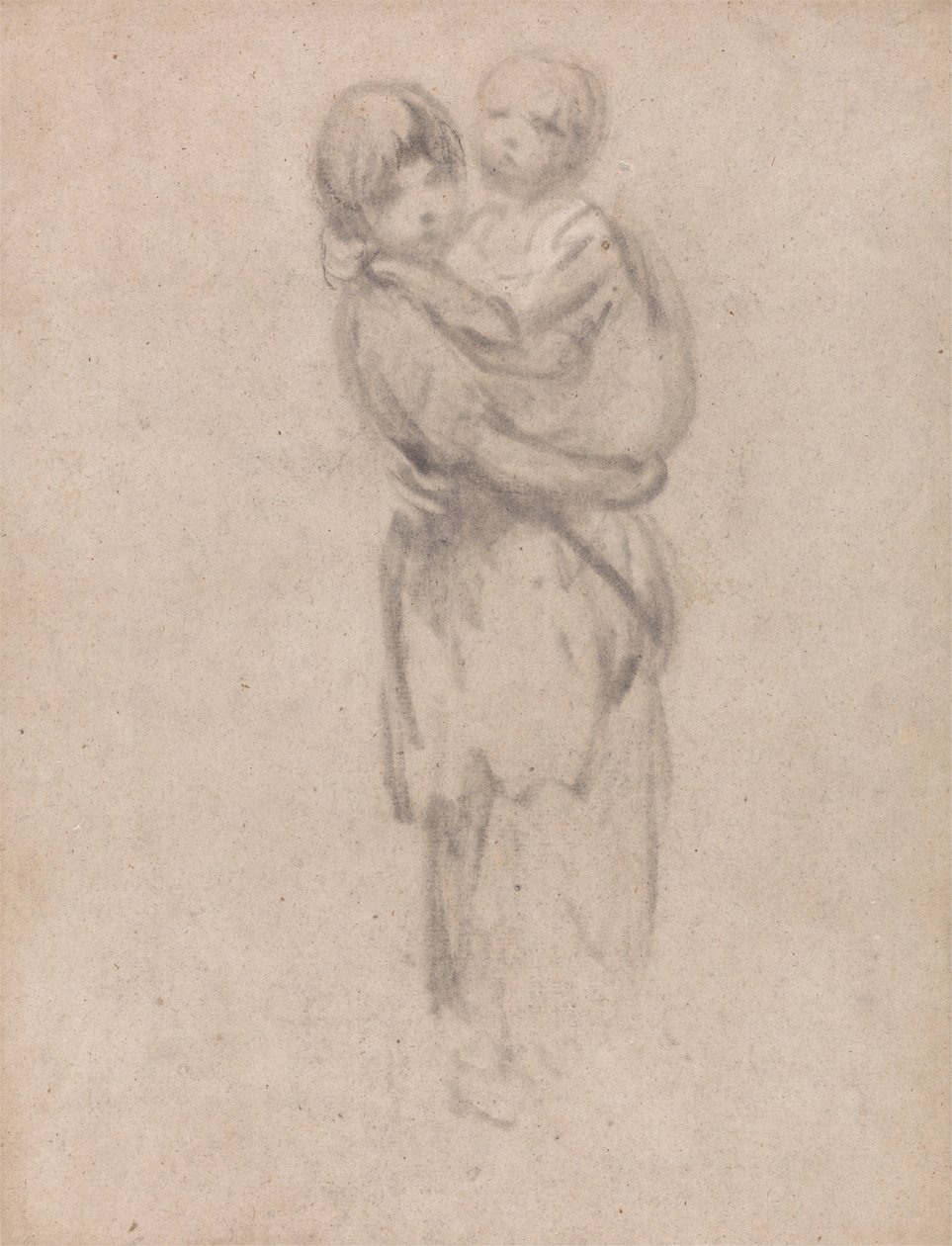 Een jong meisje met een kind door Thomas Gainsborough