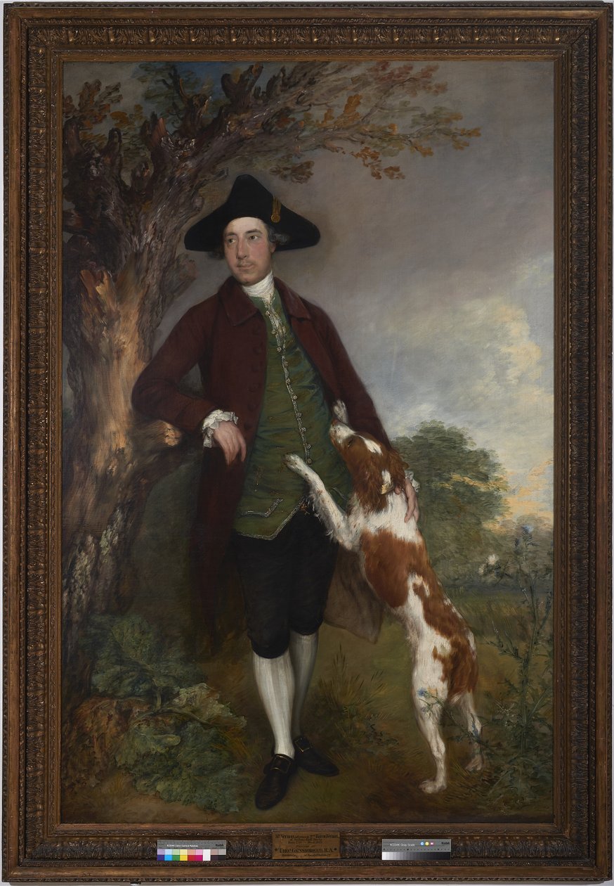 Portret van George Venables Vernon, 2e Lord Vernon, 1767 door Thomas Gainsborough