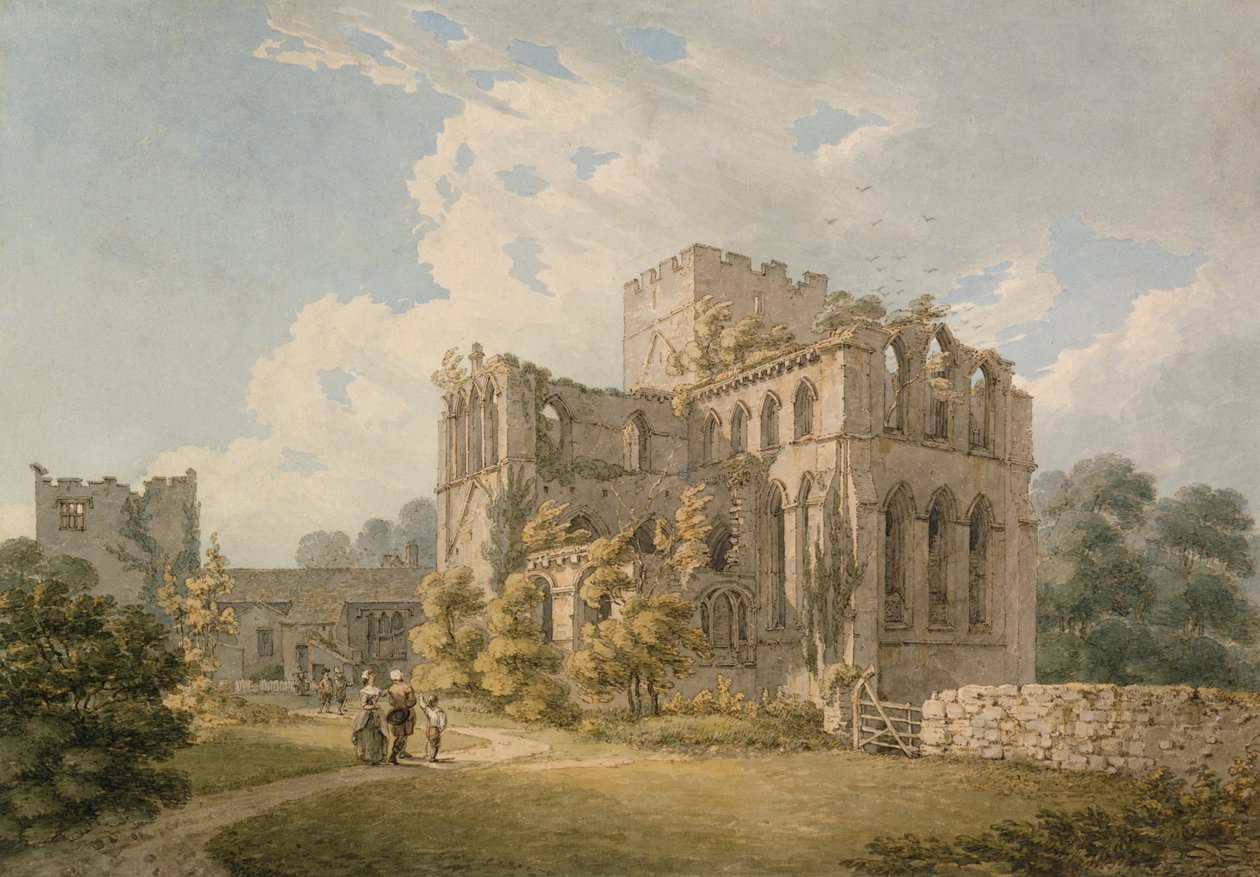 Lanercost Priory, nabij Carlisle door Thomas Hearne