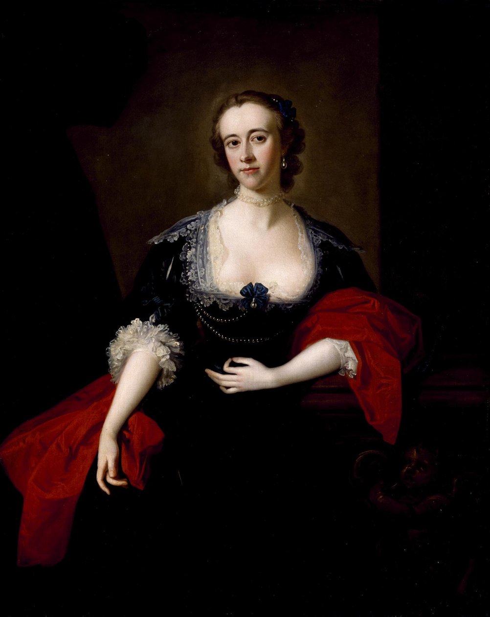 Miss Alicia Macartney door Thomas Hudson