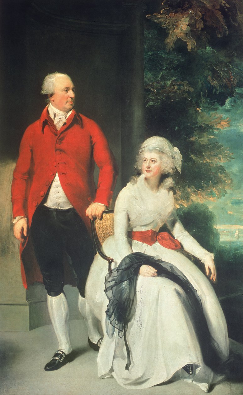 De heer John Julius Angerstein (1735-1823) en zijn tweede vrouw, Eliza Payne (1748-1800), 1792 door Thomas Lawrence