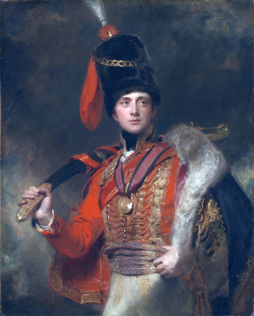 Portret van luitenant-generaal de eerwaarde Sir Charles Stewart door Thomas Lawrence