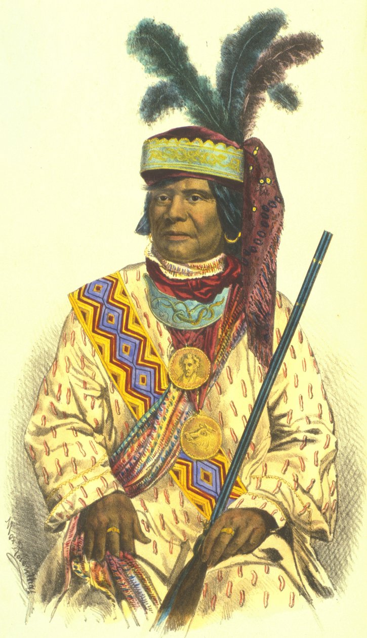 Billy Bowlegs, 1870 door Thomas Loraine McKenney