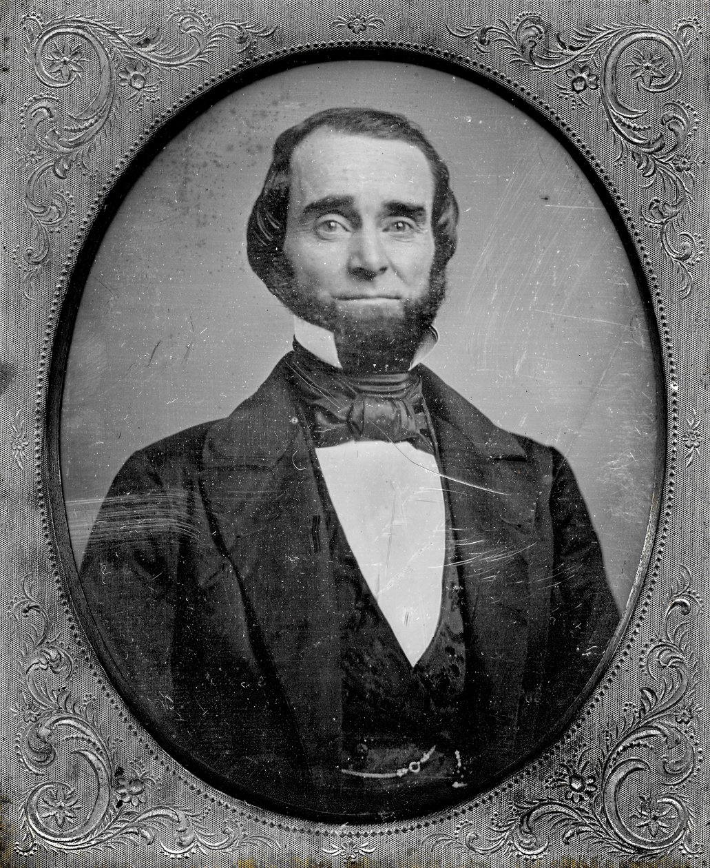 Portret van Dr. Thomas Reyburn van Olive Street tussen Fourth en Fifth Streets in St. Louis. Reyburn
