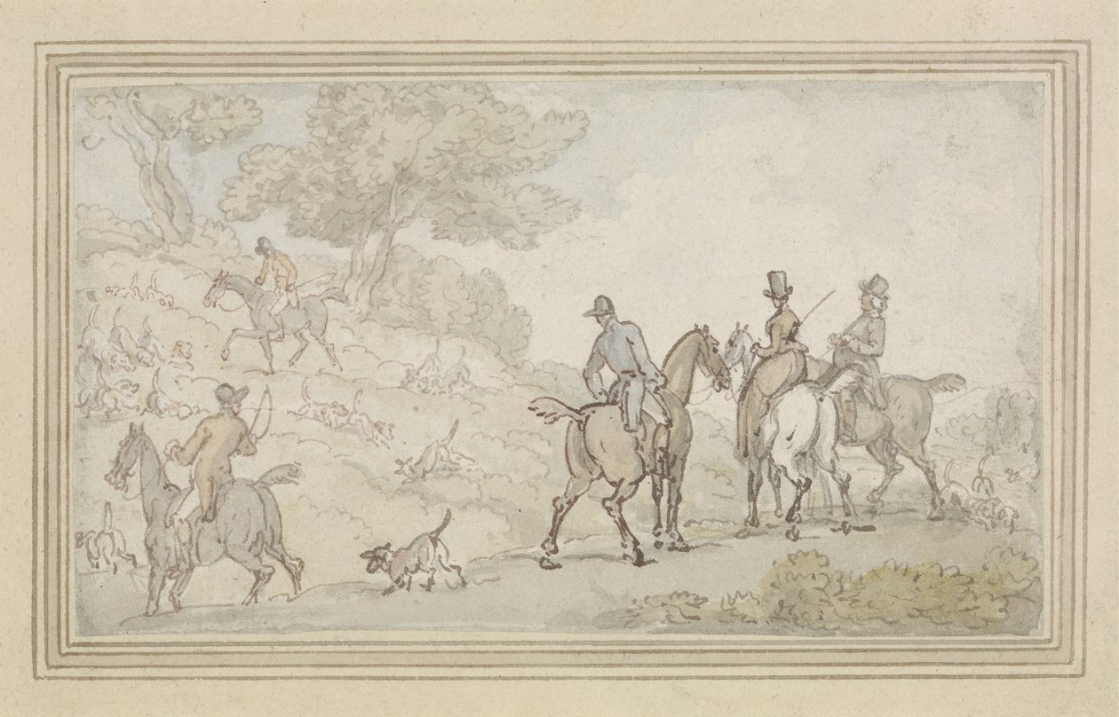Tekening Omslag door Thomas Rowlandson
