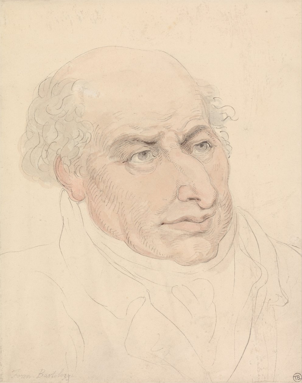 Francesco Bartolozzi door Thomas Rowlandson