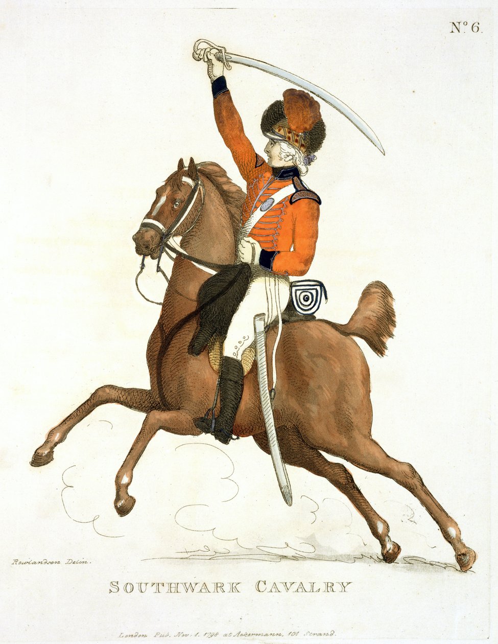 Southwark Cavalry Volunteer, plaat 6 uit 