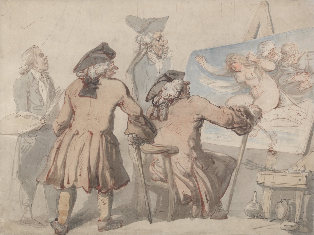 De Kenners door Thomas Rowlandson