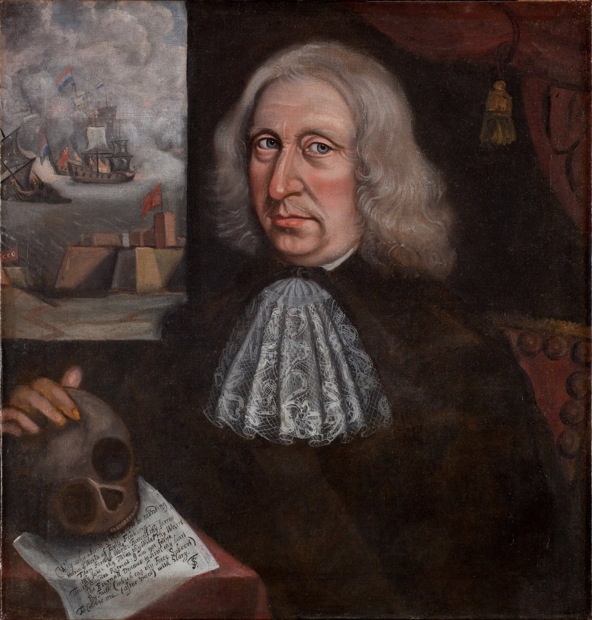 Zelfportret, ca. 1680 door Thomas Smith