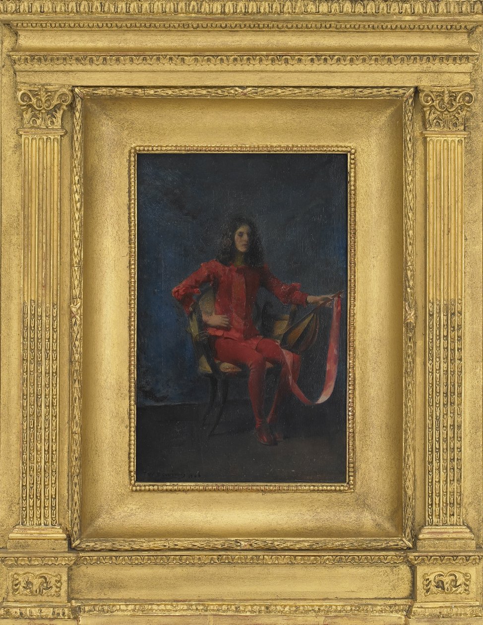 De Actrice, 1906 door Thomas Wilmer Dewing