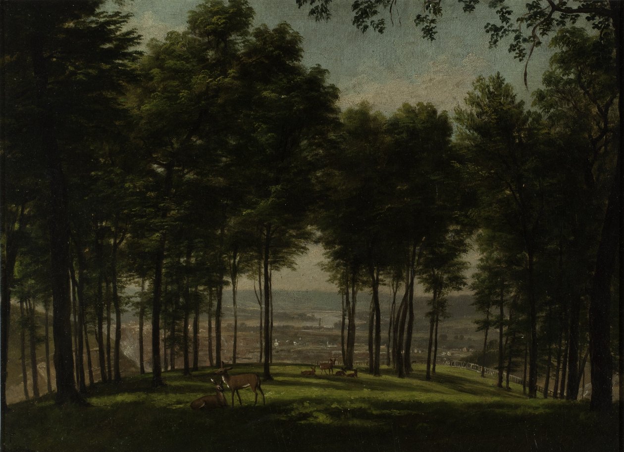 Mount Storm Park, Cincinnati, 1840 door Thomas Worthington Whittredge