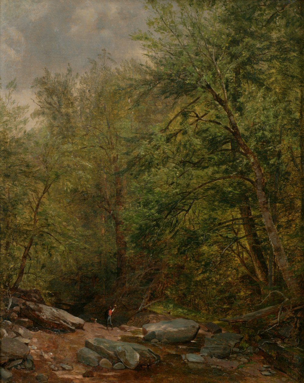 Studie uit de natuur, 1863 door Thomas Worthington Whittredge