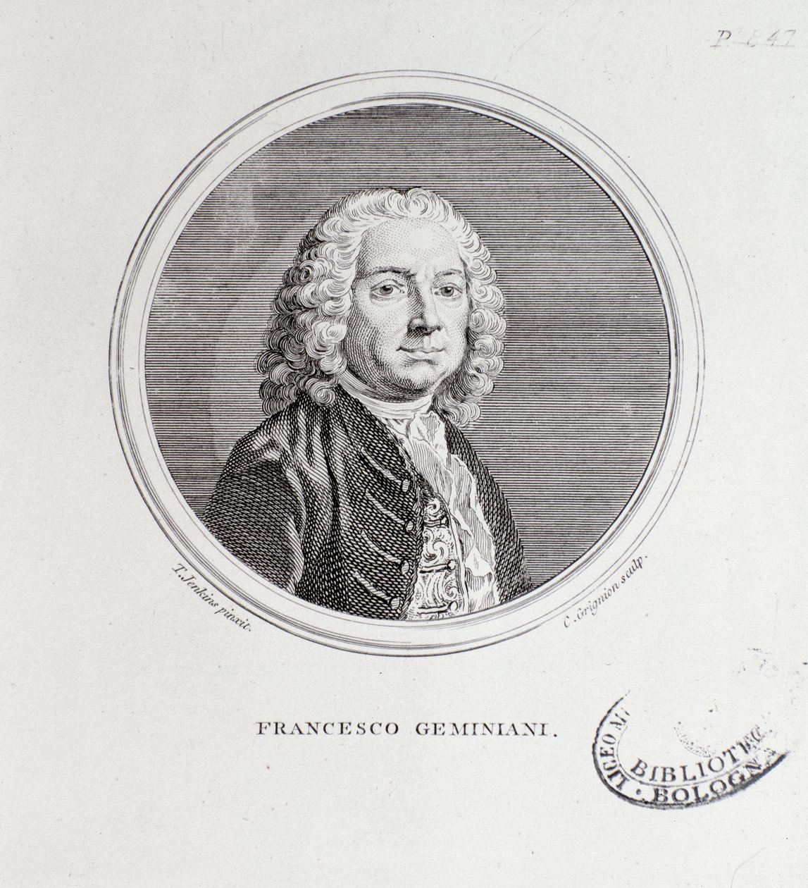 Portret van Francesco Geminiani (1687-1762) door Thomas Jenkins