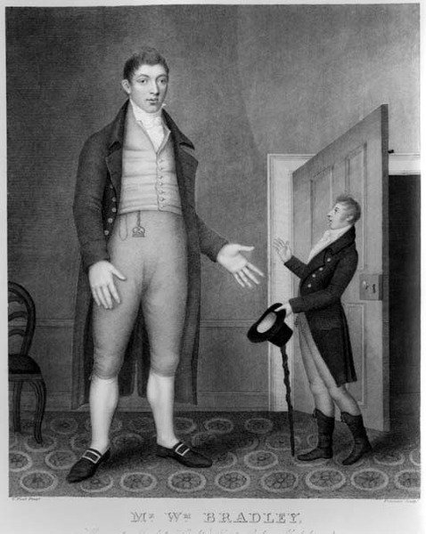 Portret van Mr William Bradley, 1793 door Thomas Peat