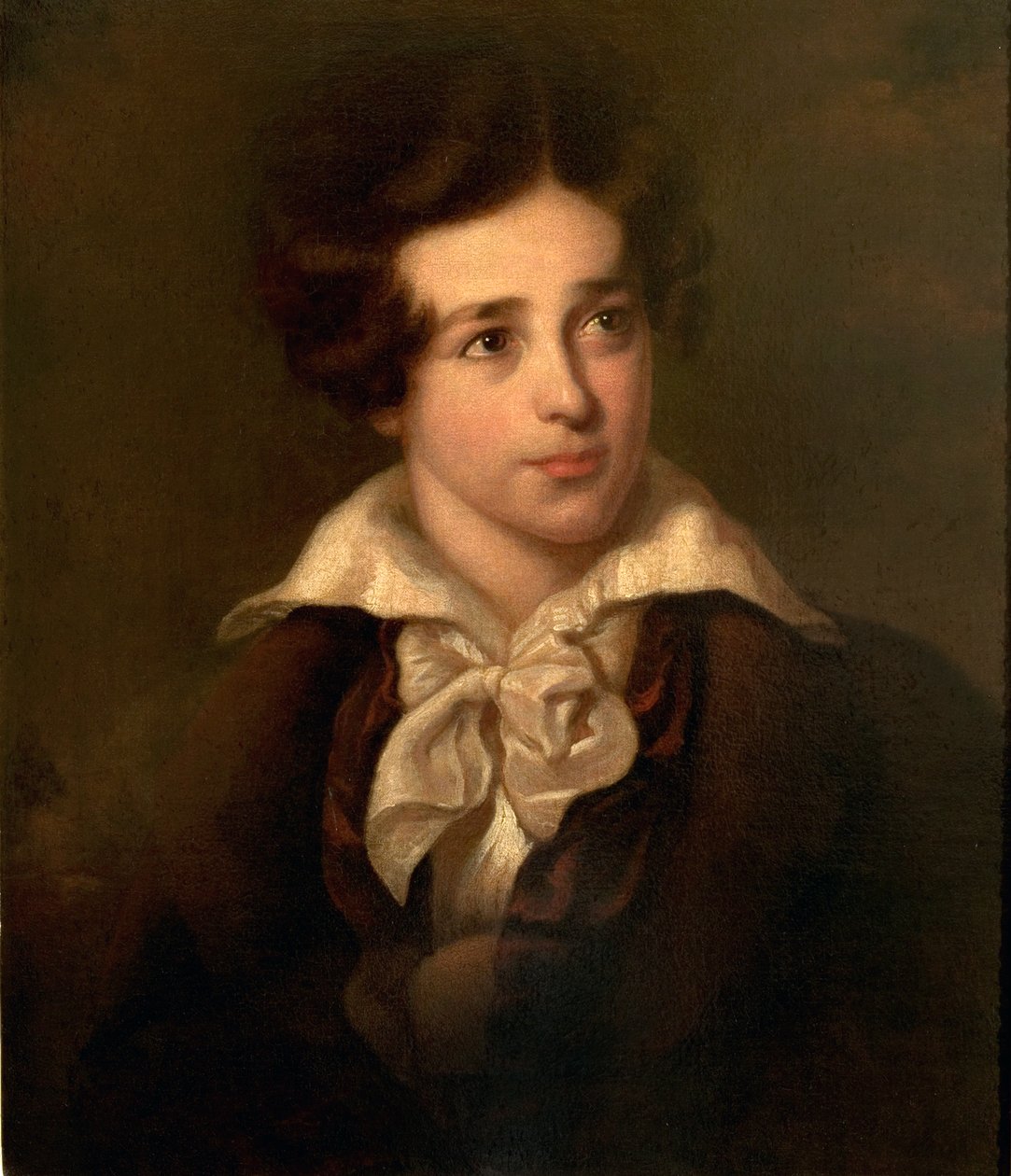 Portret van een jongen door Thomas style of Lawrence