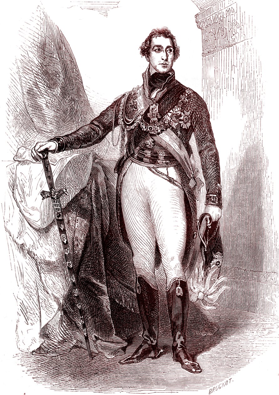 Arthur van Wellesley, hertog van Wellington door Thomas (after) Lawrence