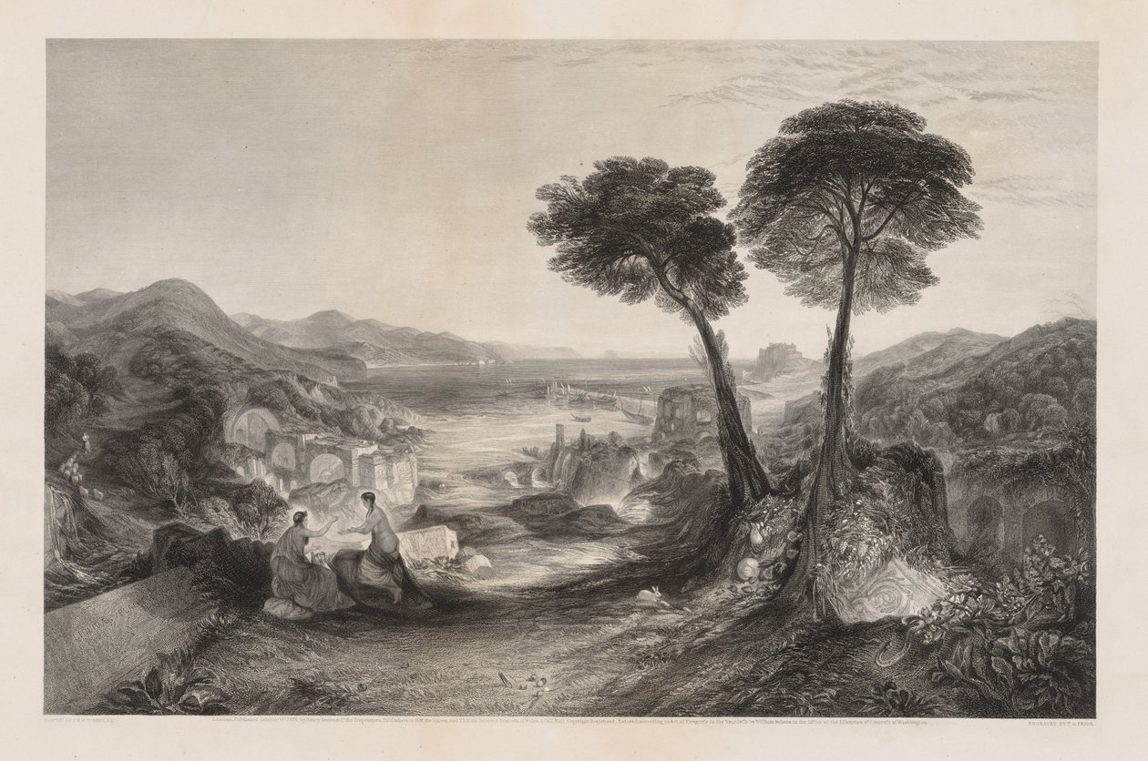 De Baai van Baiae, Apollo en de Sibylle door Thomas Abiel Prior