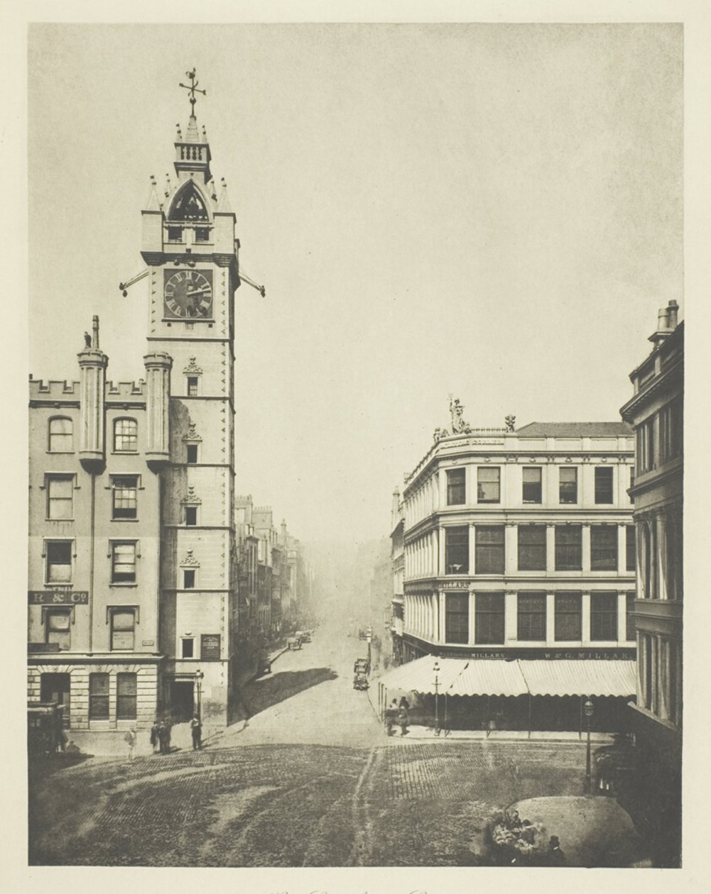 High Street vanaf het kruispunt door Thomas Annan