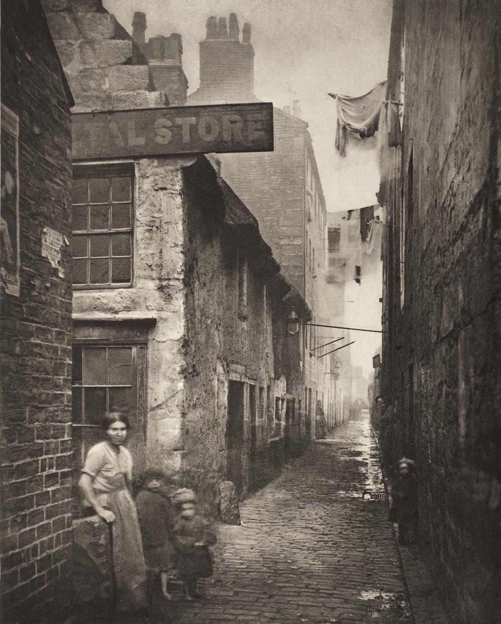 Old Vennel bij High Street (#2) door Thomas Annan