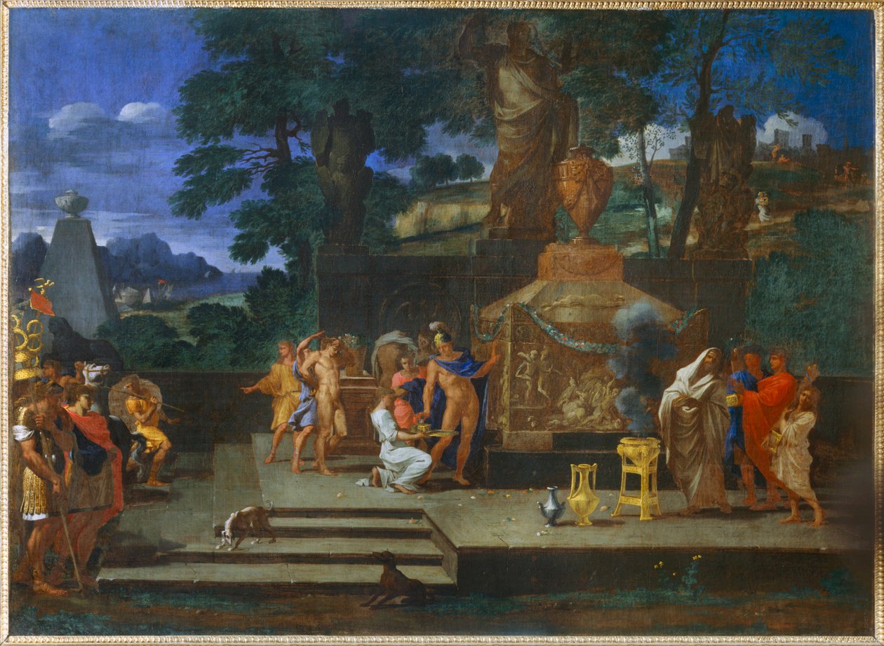 Alexander voor het graf van Achilles - Alexander voor het graf van Achilles ... door Thomas Blanchet