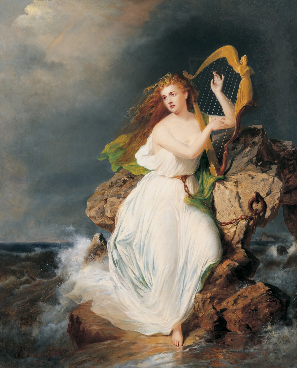 De harp van Erin door Thomas Buchanan Read