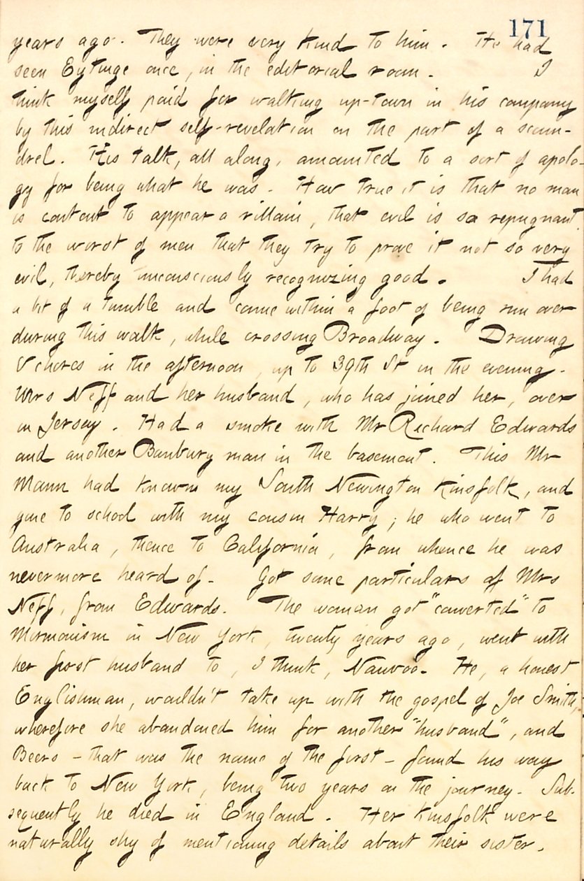 Dagboeken van Thomas Butler Gunn - Deel 10, pagina 192, 20 april 1859 door Thomas Butler Gunn