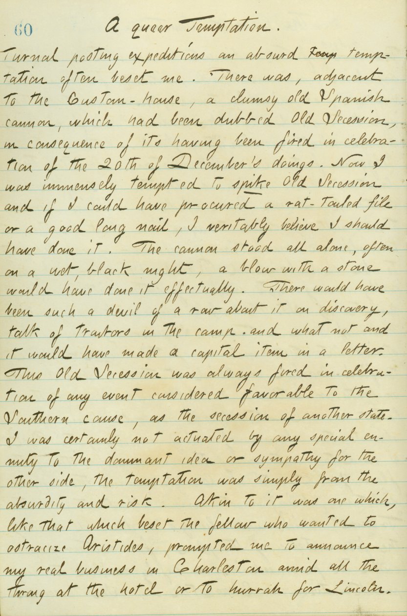 Thomas Butler Gunn Dagboeken- Volume 15, pagina 70, 12 januari 1861 door Thomas Butler Gunn