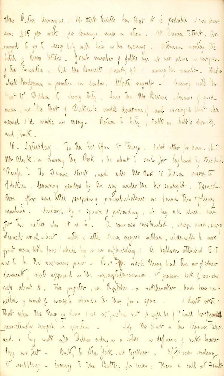 Thomas Butler Gunn Dagboeken - Deel 2, pagina 155, 15-16 augustus 1851 door Thomas Butler Gunn