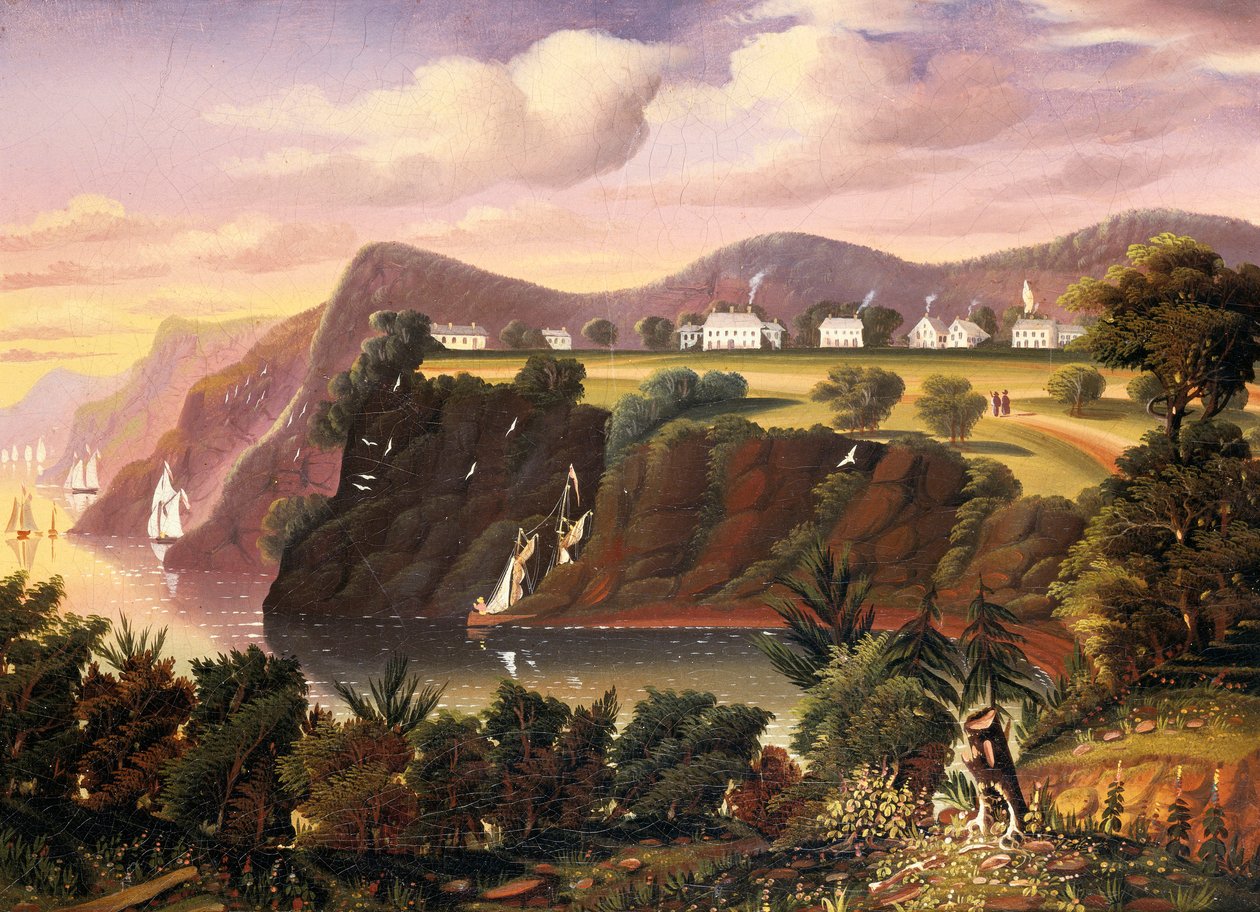 Uitzicht vanaf West Point door Thomas Chambers