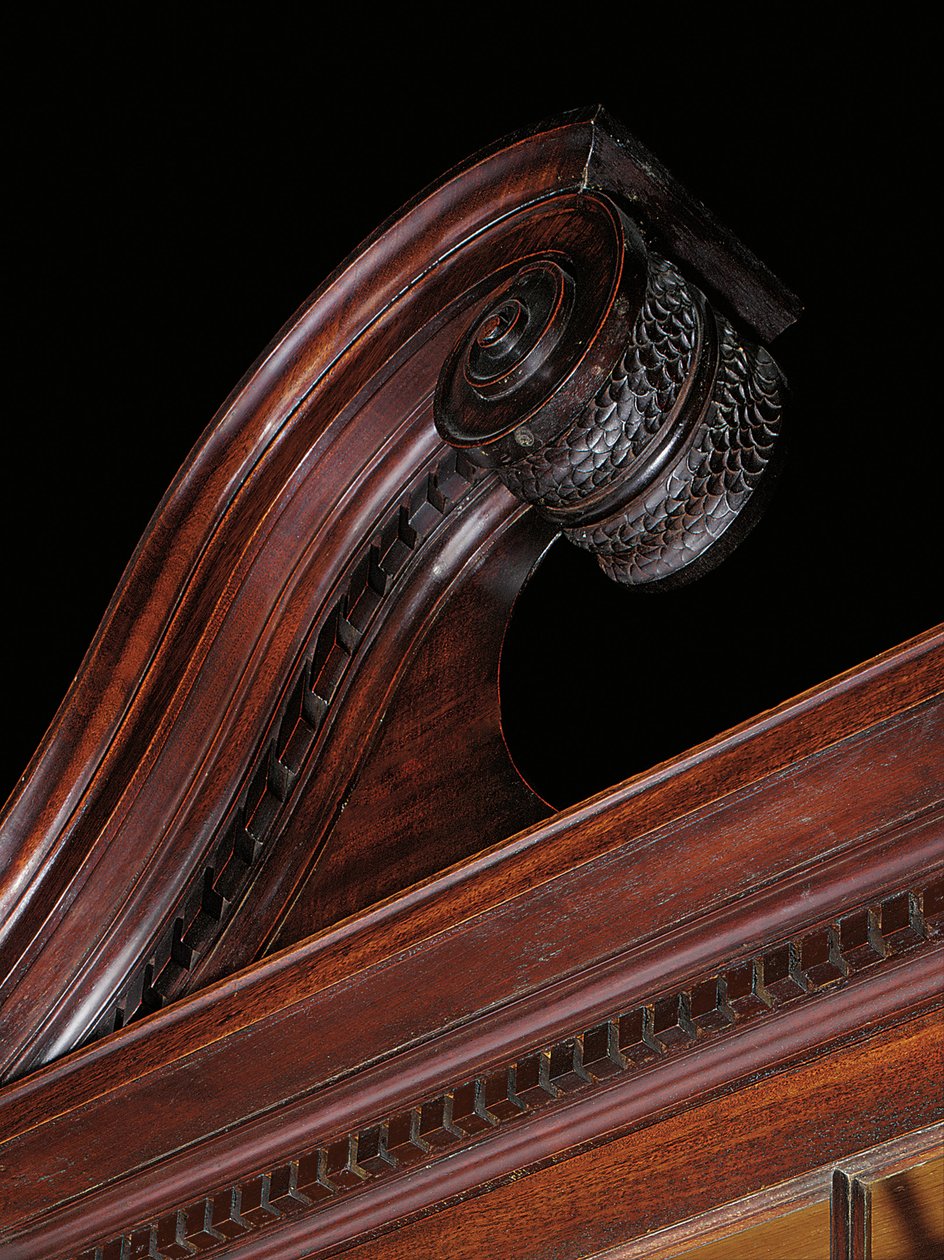 Een George III boekenkast door Thomas Chippendale