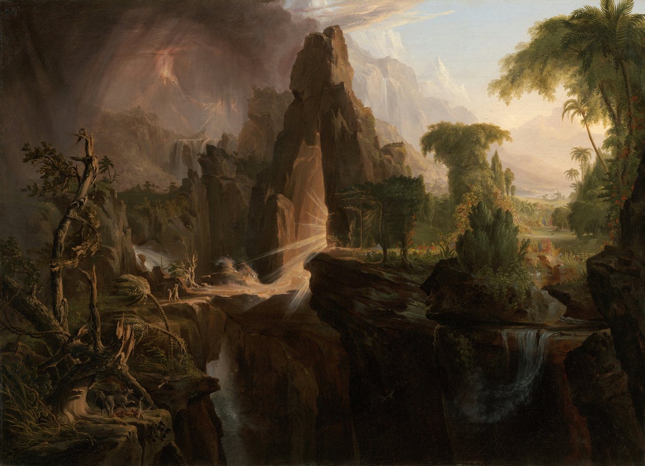 Verdrijving uit de Hof van Eden door Thomas Cole