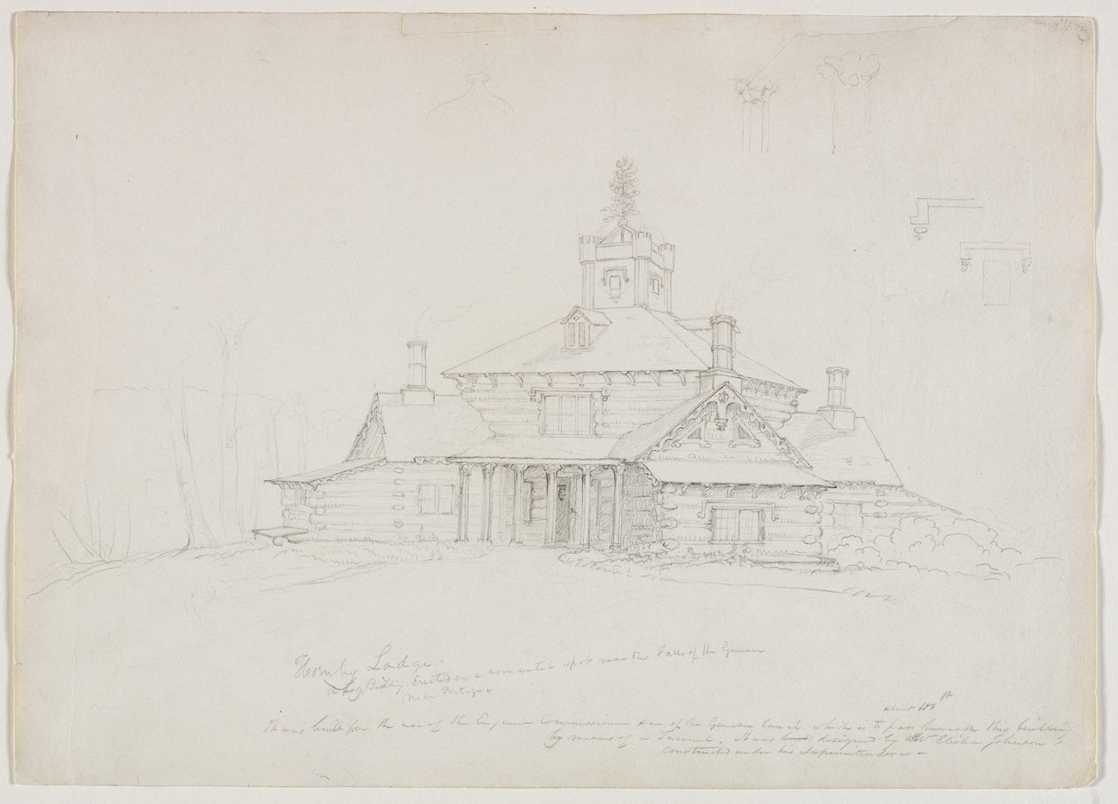 Hornby Lodge, 1839 door Thomas Cole