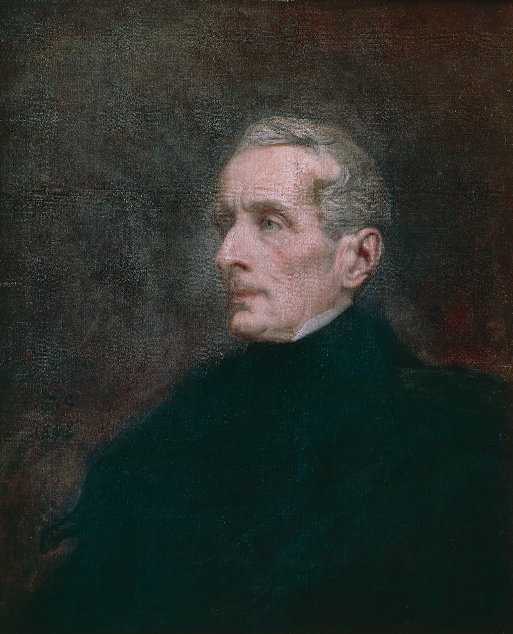 Portret van Alphonse de Lamartine door Thomas Couture