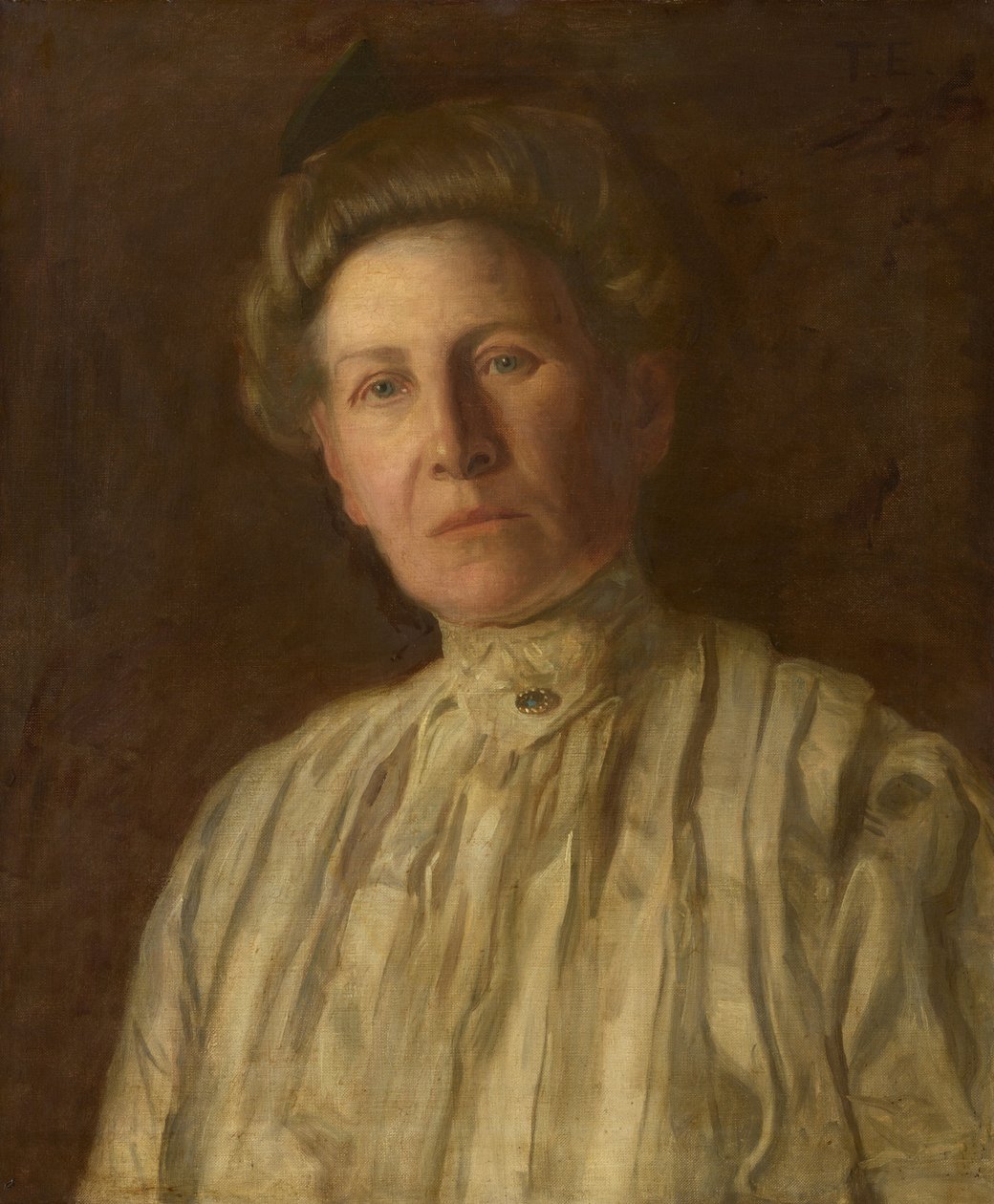 Annie C. Lochrey Husson (Mrs. Louis Husson), ca. 1905 (olieverf op doek) door Thomas Cowperthwait Eakins