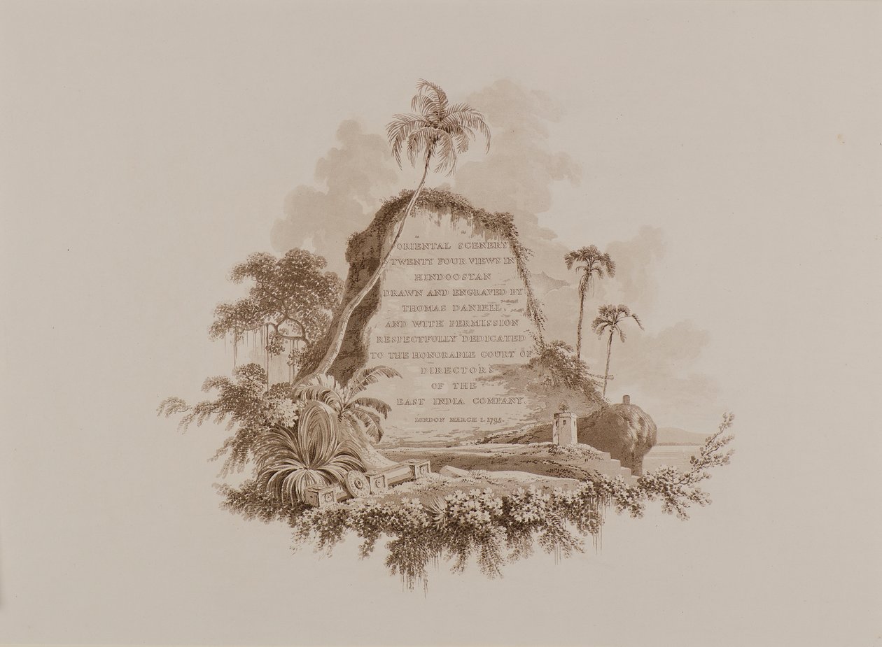Frontispice door Thomas Daniell