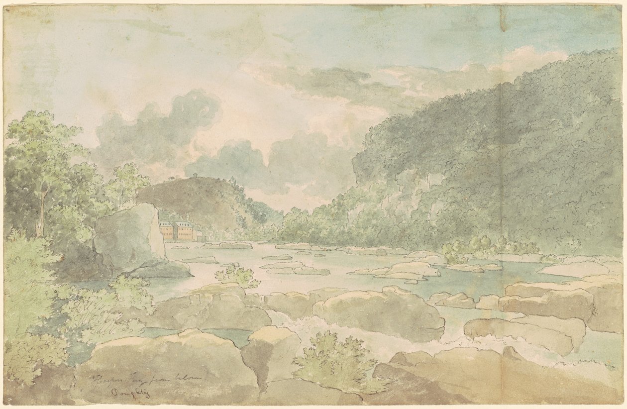 Harpers Ferry van beneden, c.1825-26 door Thomas Doughty