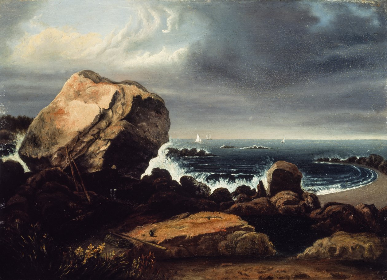 Scituate strand, Massachusetts door Thomas Doughty