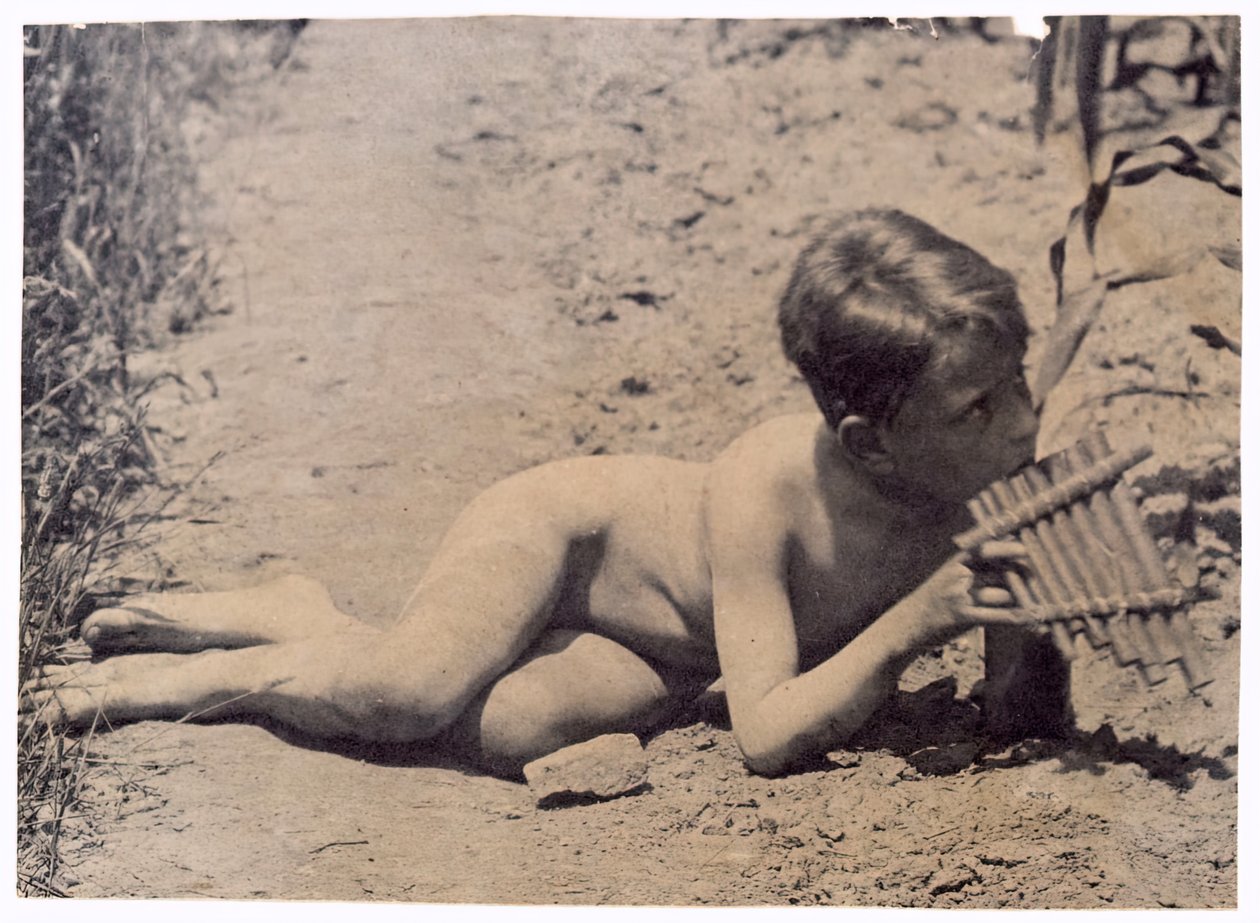 Studie voor Arcadia, ca. 1883 door Thomas Eakins