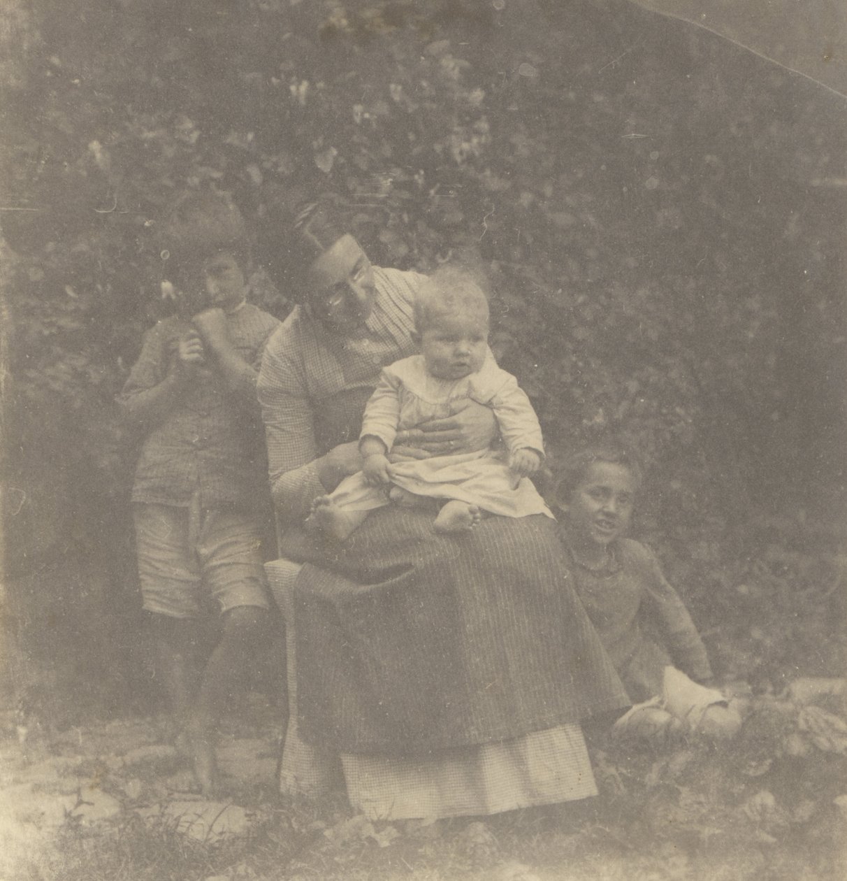 [Frances Crowell en haar kinderen]. door Thomas Eakins