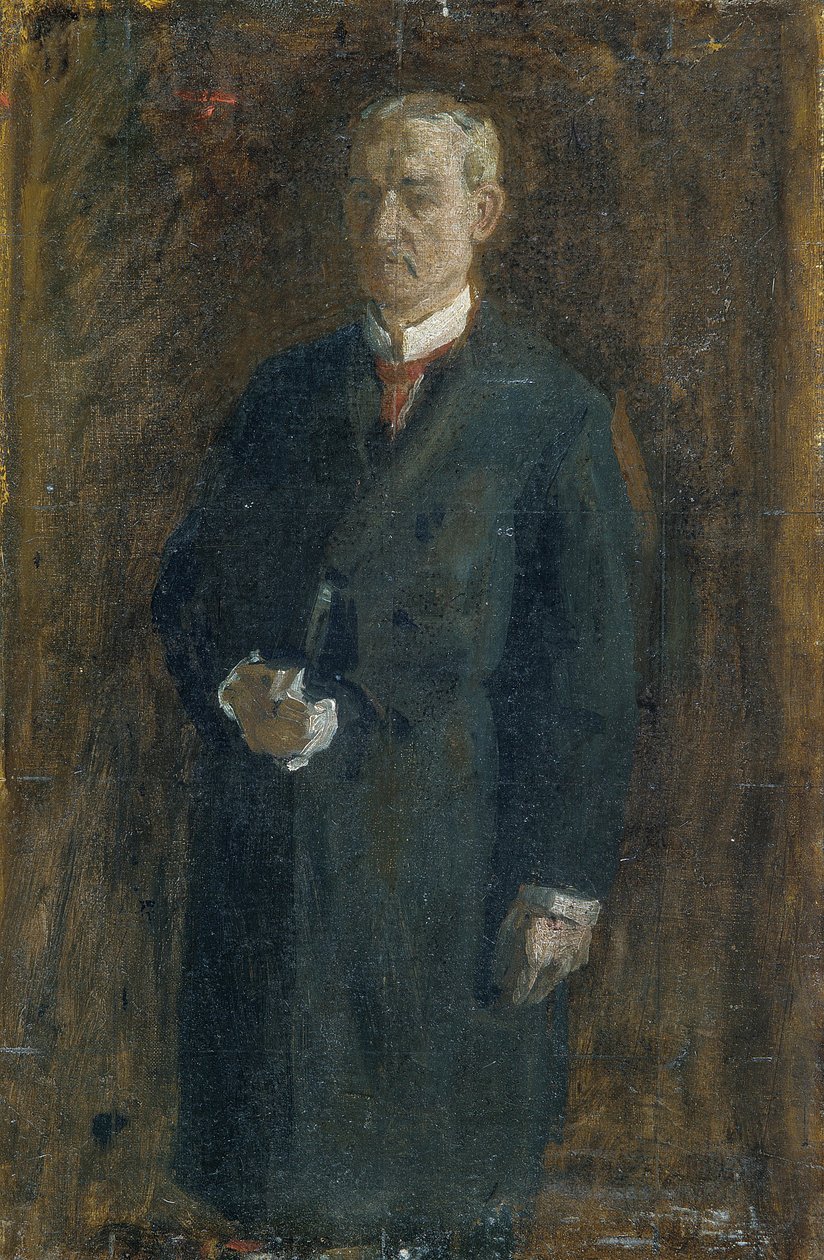 James MacAlister (schets) door Thomas Eakins