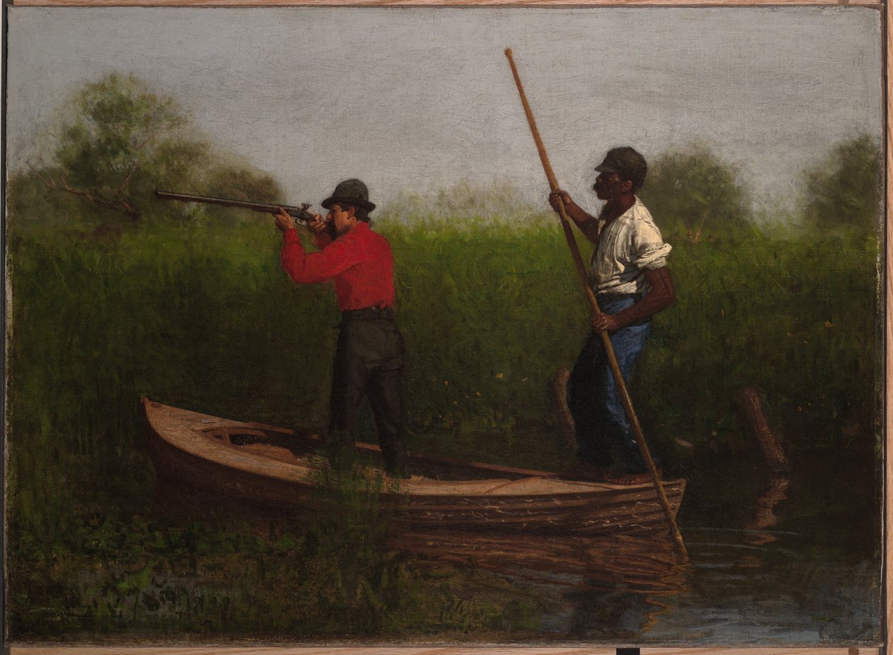 Jacht op rallen op de Delaware door Thomas Eakins