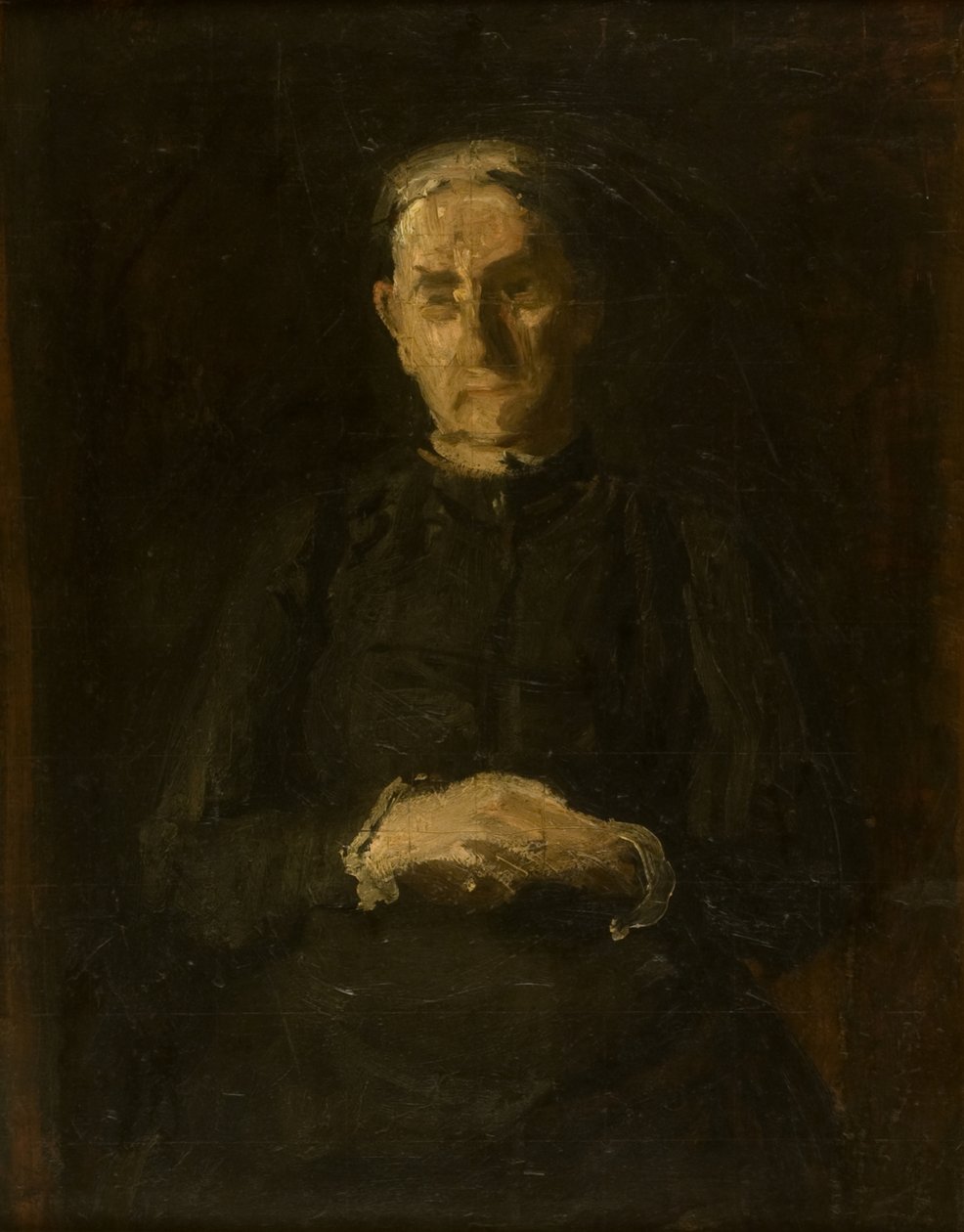 Studie voor „Portret van mevrouw Elizabeth Duane Gillespie“ door Thomas Eakins