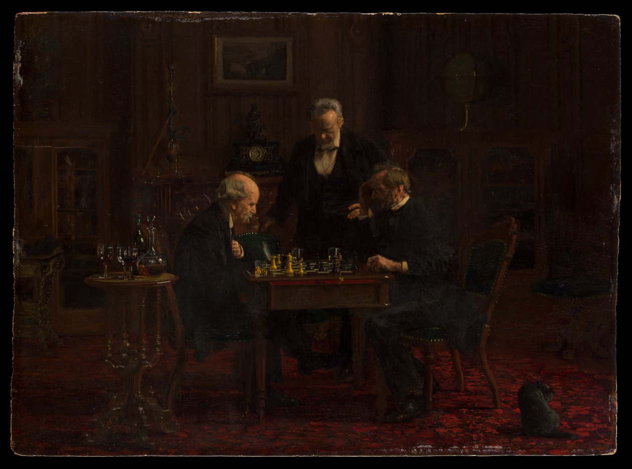 De schakers door Thomas Eakins