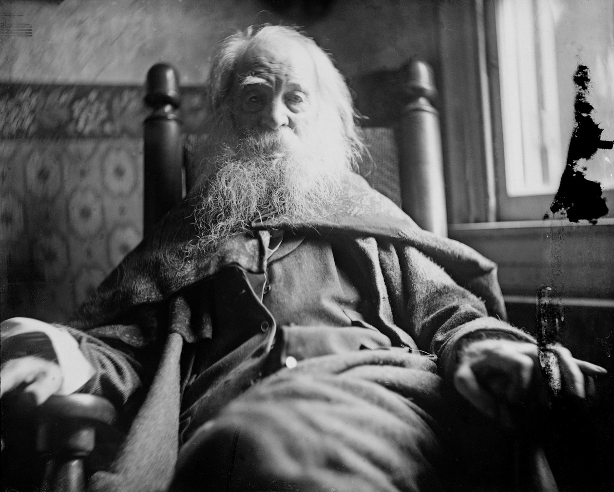 Walt Whitman in Camden, New Jersey door Thomas Eakins