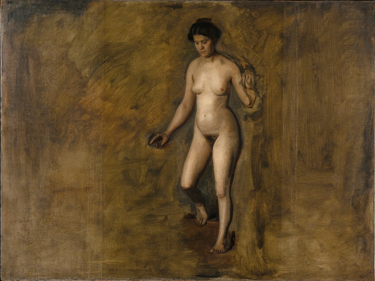 Het model van William Rush door Thomas Eakins