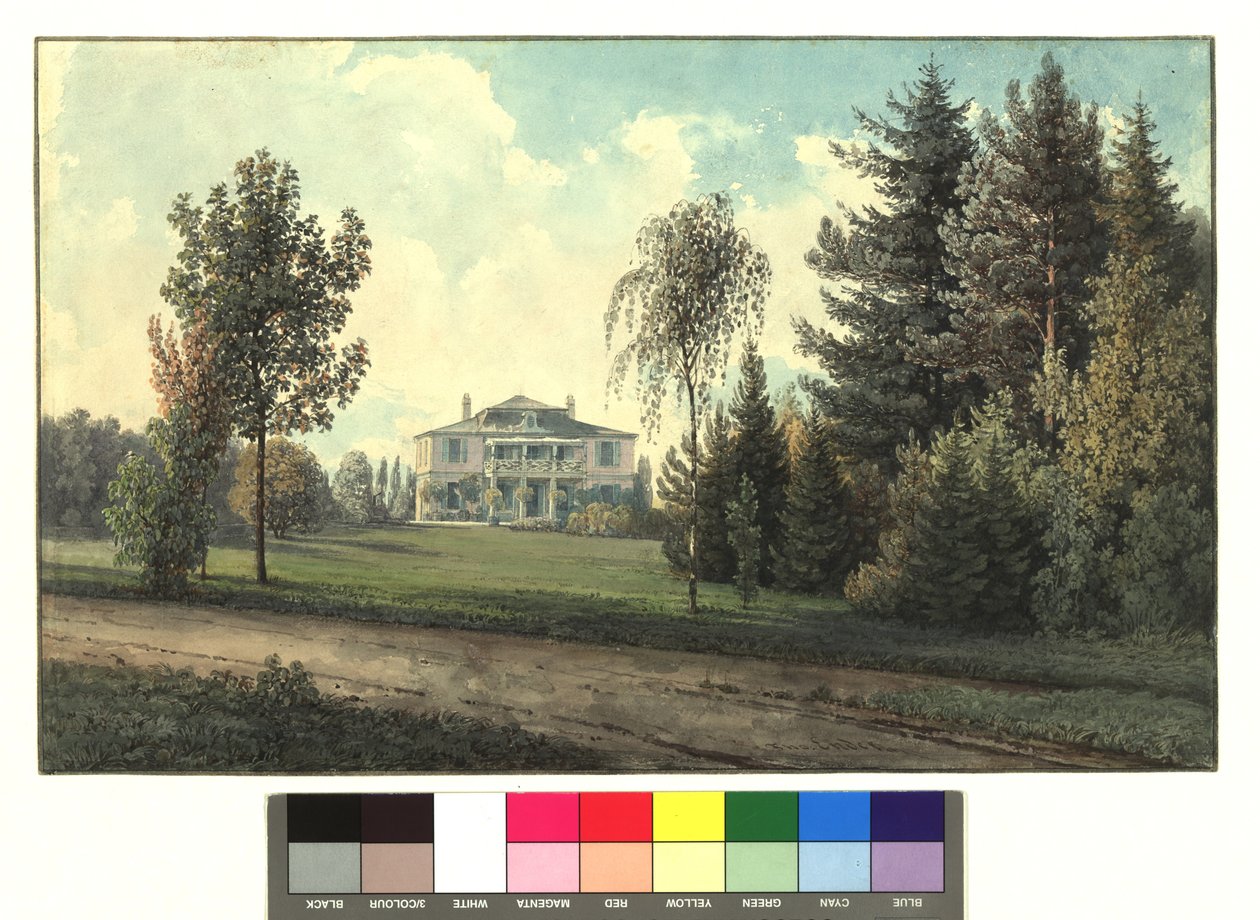 Villa aan de Grünberg in Obermeidling (12e district, Tivoligasse 75, CN 32) door Thomas Ender