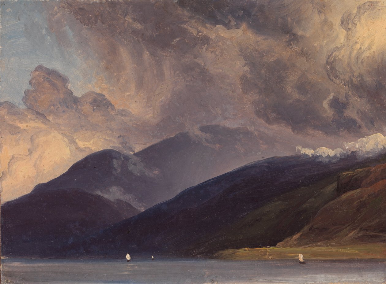 Van Balestrand aan de Sognefjord door Thomas Fearnley